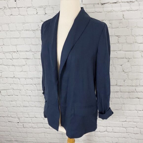 Chelsea28 Shawl Collar Blazer Navy XS NWT - Picture 4 of 7